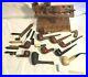 Lot-15-Vtg-BRIAR-Wood-SMOKING-PIPES-Skull-Head-COLOSSAL-Kent-FORESTER-Ben-Wade-01-yte