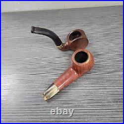 Lot 2 RaRe vintage pocket pipes golf & bradley estate collectible smoking