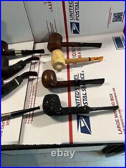 Lot Of 22 Vintage Tobacco Pipes 22 Estate Pipes