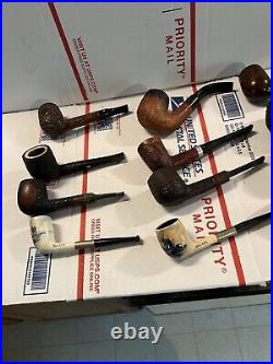 Lot Of 22 Vintage Tobacco Pipes 22 Estate Pipes