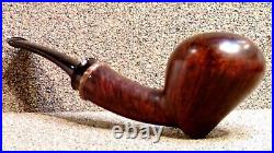 MICHAIL KYRIAZANOS Freehand Smooth Fig Smoking Estate Pipe / Pfeife