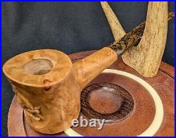 Masonic Hiram Abiff Widows Son Tobacco Smoking Briar Pipe