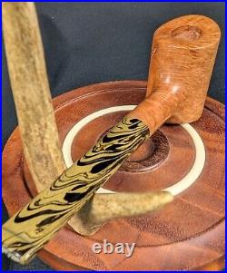 Masonic Square And Compass And Letter G Tobacco Smoking Briar Pipe