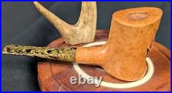 Masonic Square And Compass And Letter G Tobacco Smoking Briar Pipe