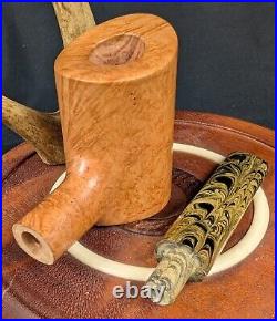 Masonic Square And Compass And Letter G Tobacco Smoking Briar Pipe