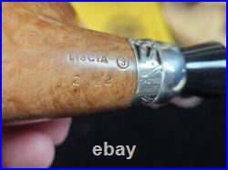 Mastro Geppetto Liscia 3 2022 Natural Bent Billiard Tobacco Smoking Pipe