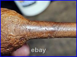 Mikhail Kyriazanos Sandblasted Pencil-shank Billiard Tobacco Smoking Pipe