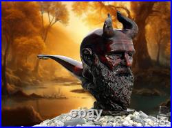 Mimir God of War Briar Wood Tobacco Smoking Pipe Bust by Oguz Simsek