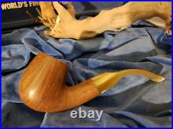 NEVER SMOKED Antique ADMIRAL Made in Italy Collectible Pipe Survivor RARE