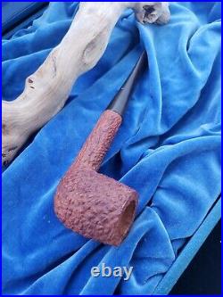 NEVER SMOKED Antique AMALFI Made in Italy Estate pipe Craggy terra cotta Color