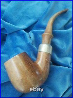 NEVER SMOKED Antique Custom SPECIAL Natural Briar Giant Well Pipe Italy Rare