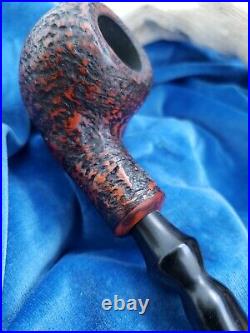 NEVER SMOKED Antique Rare Rustic ISRAEL MADE Custom Mystery Unique Pipe Virgin