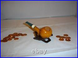 New estate deluxe finish custom select unsmoked tobacco smoking pipe McCoy$