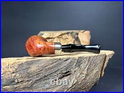 Peterson System Standard 303 Smooth Finish Bent Apple Shaped Smoking Pipe