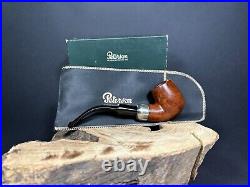 Peterson System Standard K&P 307 Bent Billiard Shaped Smooth Finish Smoking Pipe