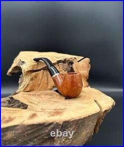 Peterson's Flame-Grain 221 Smooth Finish Bent Billiard Shaped Smoking Pipe