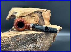 Peterson's Sterling Silver XL02 Smooth Finish Bent Apple Smoking Pipe