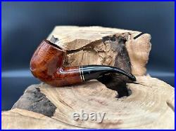 Peterson's Tyrone XL90 Smooth Finish Bent Billiard Shaped Smoking Pipe