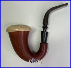 Pioneer Meerchaum Calabash Gourd Smoking Pipe