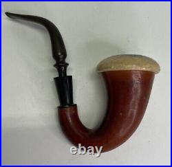 Pioneer Meerchaum Calabash Gourd Smoking Pipe