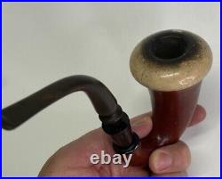 Pioneer Meerchaum Calabash Gourd Smoking Pipe