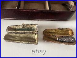 Pipe, Filters, Reeds With Cases By Skin, Pipe Cleaner 6 Pieces Collectibles Vintage