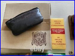 Pipe Tobacco Smoking Accessories Lot Case Cleaners Estate GBD Stand Collection