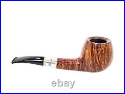 Powl Winslow D Silver Ring Handmade Denmark Bent Egg Used estate smoking pipe