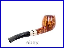 Powl Winslow D Silver Ring Handmade Denmark Bent Egg Used estate smoking pipe