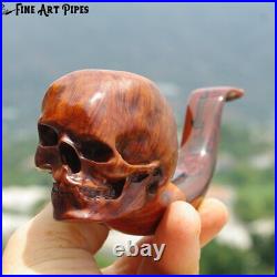 Quasimodo Skull Hunchback Notre-Dame Briar Wood Smoking Pipe by Oguz Simsek