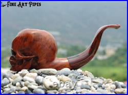 Quasimodo Skull Hunchback Notre-Dame Briar Wood Smoking Pipe by Oguz Simsek