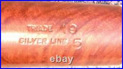 RINALDO Silver Line 5, Triade 19, withSilver Band Smoking Estate Pipe / Pfeife
