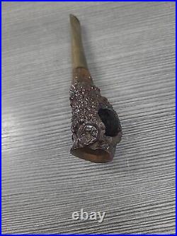 RaRe vintage rough smoking pipe estate LHS tree branch primitive 5 1/2