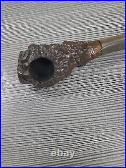 RaRe vintage rough smoking pipe estate LHS tree branch primitive 5 1/2