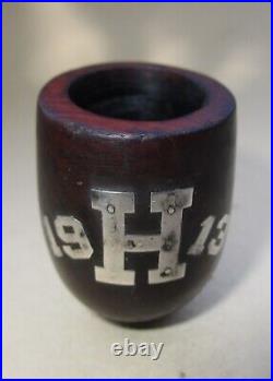 Rare 1913 Harvard College Class Smoking Pipe by John Middleton Sterling Silver