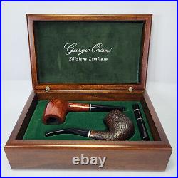 Rare GIORGIO ORSINI SET of 2 Smoking Pipes Limited Edition with Original Wood Box