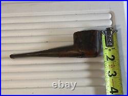 Rare Pure Smoke Briar Tobacco Smoking Pipe Vintage 57E77