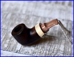 Revers Calabash Smoking Pipe Brown Color Horn Alex L Pipe