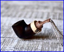 Revers Calabash Smoking Pipe Brown Color Horn Alex L Pipe