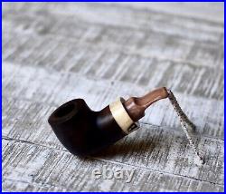 Revers Calabash Smoking Pipe Brown Color Horn Alex L Pipe