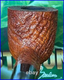 Rusticated Castelford Made In England (dunhill) Big Estate Smoking Briar Pipe