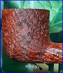 Rusticated Castelford Made In England (dunhill) Big Estate Smoking Briar Pipe