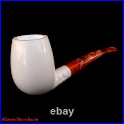 Rustik Billard Meerschaum Pipe, Estate Pipes, Smoking Pipe, Tobacco Pipa, AGM744