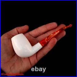 Rustik Billard Meerschaum Pipe, Estate Pipes, Smoking Pipe, Tobacco Pipa, AGM744