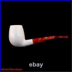 Rustik Billard Meerschaum Pipe, Estate Pipes, Smoking Pipe, Tobacco Pipa, AGM744