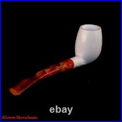 Rustik Billard Meerschaum Pipe, Estate Pipes, Smoking Pipe, Tobacco Pipa, AGM744