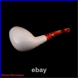 Rustik Billard Meerschaum Pipe, Estate Pipes, Smoking Pipe, Tobacco Pipa, AGM744