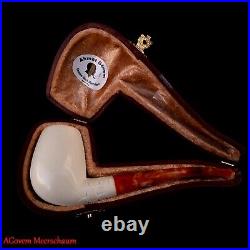 Rustik Billard Meerschaum Pipe, Estate Pipes, Smoking Pipe, Tobacco Pipa, AGM744