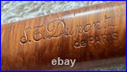 S. T. DuPont Vintage 105 Canadian Estate Pipe Mint Condition Birdseye Grain