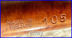 S. T. DuPont Vintage 105 Canadian Estate Pipe Mint Condition Birdseye Grain